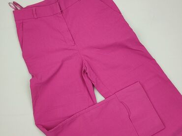 spodnie jeansy damskie klasyczne: Viola, Material trousers for women, size S (EU 36)