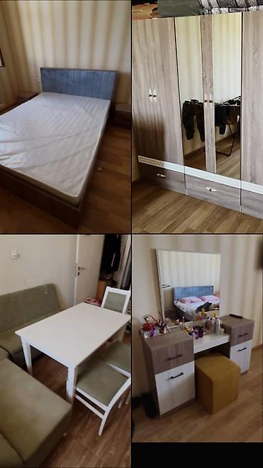 стул кожаный: Двуспальная кровать, Новый — 1