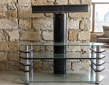 tv mini: Şüşə TV stendi və divar montajlı TV dayağı - Müasir dizayn: 3 — 1