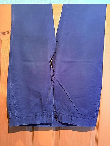 bootcut jeans: Брюки Lacoste, тёмно‑синие (navy). - Материал: 100% хлопок (ярлык на — 1