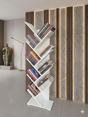 Полки, стеллажи: Книжная полка, Новый, ЛДСП, Напольная, В рассрочку, Платная доставка, Самовывоз — 1