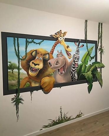 декоративный краска: 🎨 РОСПИСЬ СТЕН НА ЗАКАЗ Хотите сделать интерьер ярким и необычным? — 8