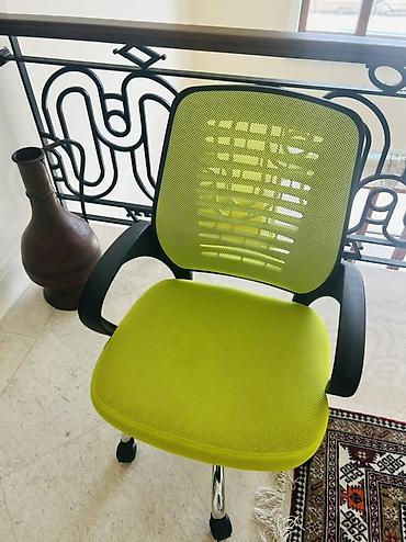 ofis oturacagi: Ofis kreslosu + iş/gözəllik masası + tam boy güzgü dəsti - Ofis — 5