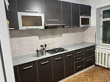 кухонные буфеты: Кухонный гарнитур +вытяжка - Прямой кухонный комплект с верхними и — 1