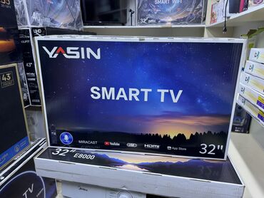 купить антенну для цифрового тв: Телевизоры YASIN 32E9000 android smart tv 81 см диагональ!!! Низкая