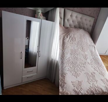 Yataq otağı dəstləri: Dolab+ 1 ədəd çarpayı matras baza var. Birlikdə 250₼. Ünvan Həzi