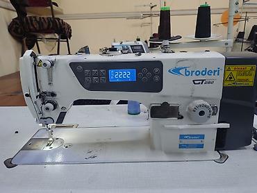 tikis avadanliqlari: Broderi GT282 sənaye tikiş maşını - Növ: Düz tikiş (lockstitch), alt — 1