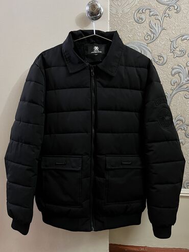 длинная куртка мужская: Куртка 2XL (EU 44), цвет - Черный