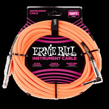gitara kabel: ERNIE BALL 6079 Alət üçün kabel (3,05 metr) ( Gitara üçün kabel