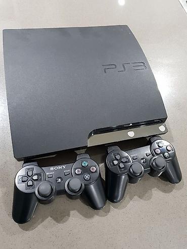 PlayStation 3 (PS3) в комплекте. Основное: - Консоль PS3 Slim. - 2 at lalafo.kg PlayStation 3 (PS3) в комплекте. Основное: - Консоль PS3 Slim. - 2