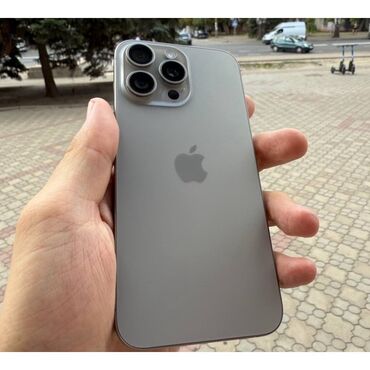 чехол на айфон 15 про оригинал: IPhone 15 Pro Max, Жаңы, 256 ГБ, Natural Titanium, Кулакчындар, Заряддоочу түзүлүш, Коргоочу айнек