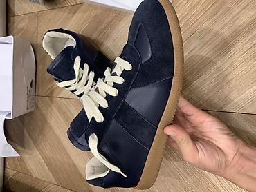 кожа обувь: Мужские кроссовки, 43, Maison Martin Margiela, Новый, цвет - Синий, Самовывоз, Платная доставка — 5
