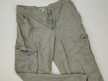 stradivarious cargo: Sinsay, Material trousers for women, 2XL (EU 44)