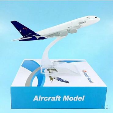 десткие игрушки: 16 см масштаб модель самолета AIRBUS A380 из металлического сплава