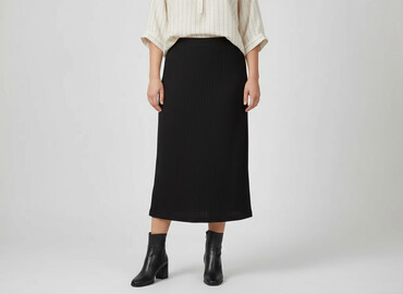 spódnice basic czarne: Sinsay, Women`s skirt, size XL