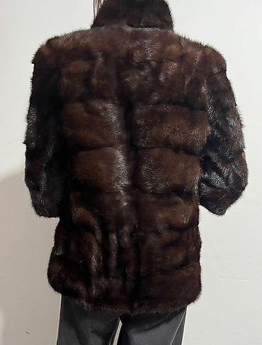 Шубы: Шуба, Норка, По колено, M — 6