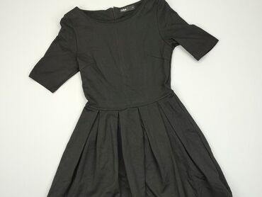czarna zwiewna sukienki na lato: Sukienka, S, stan - Bardzo dobry