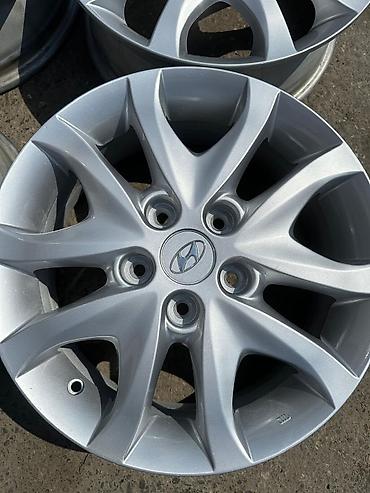r16 barter: Hyundai orijinal yüngül lehimli disklər – 16” - Komplekt: 4 ədəd - — 2