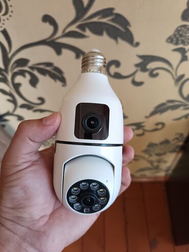 çöl üçün wifi kamera: WIFI kamera 2 lensli istənilən yerdən izləmək olur