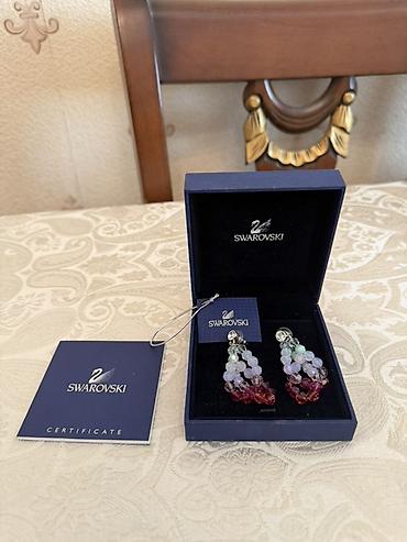Swarovski sırğalar – orijinal qutu və sertifikatla - Brend: Swarovski