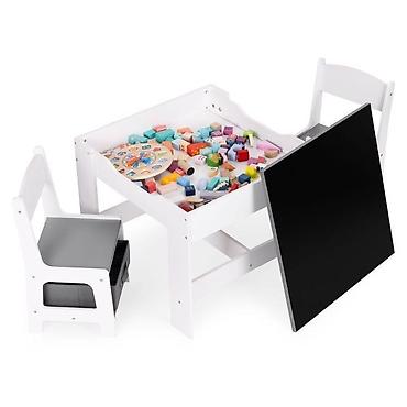 ugaone ikea: Dečiji set sto i 2 stolice sa tablom za pisanje White ECOTOYS Šifra — 4