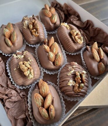 финики в шоколаде бишкек: Финики в шоколаде 🍫🤤 Принимаем заказы финики в бельгийском шоколаде