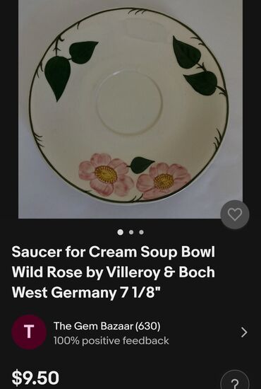 Kuhinjski setovi: Cinije vintaz za supe,corbe Villeroy & Boch Wild Rose.Nemacka na lalafo.rs — 4 Kuhinjski setovi: Cinije vintaz za supe,corbe Villeroy & Boch Wild Rose.Nemacka — 4