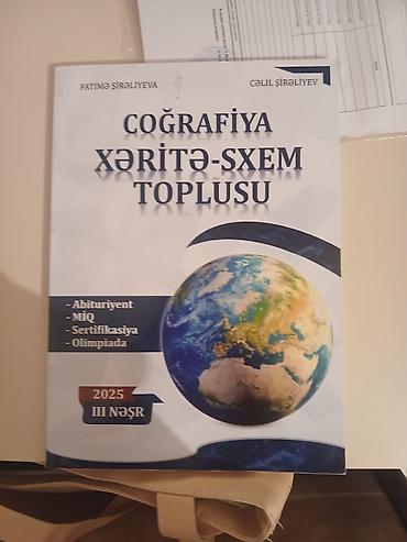 am şekilleri: Məhsul: “Coğrafiya Xəritə-Sxem Toplusu” — 2025, III nəşr Müəlliflər — 1