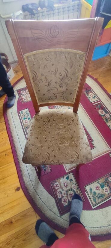 Стулья для кухни: Стул для кухни, Б/у, Дерево — 7