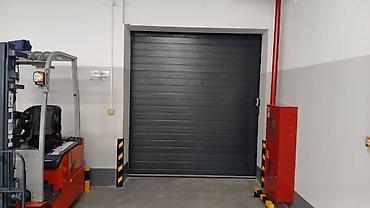 Откатные ворота: Откатные ворота из сэндвич‑панелей с автоматикой - Полотно — 45