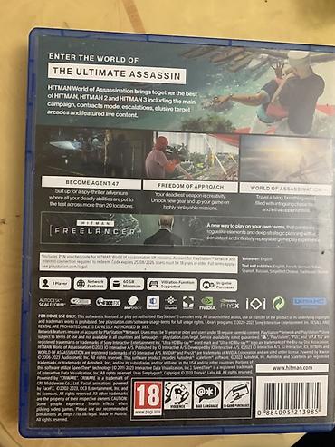 disqi sam: PS5 oyun diski: Hitman – World of Assassination - Platforma — 2