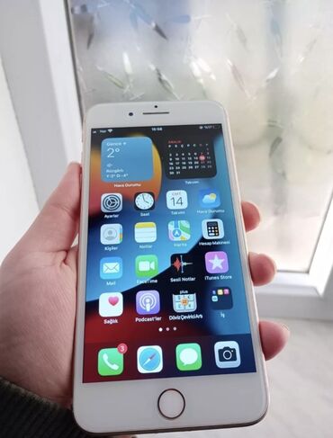 iohone 8: IPhone 8 Plus, 64 ГБ, Золотой, Отпечаток пальца