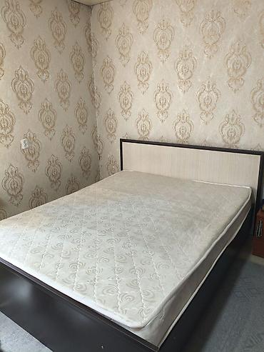 Двуспальные кровати: Двуспальная кровать, Б/у, С матрасом, длина - 200 см — 9