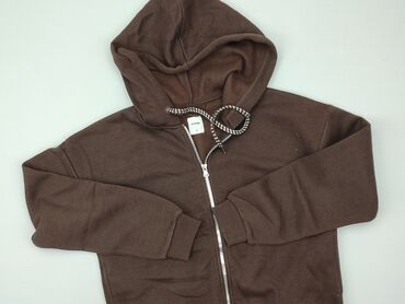 czarne bluzki z długim rękawem damskie: Hoodie, SinSay, M (EU 38), condition - Good