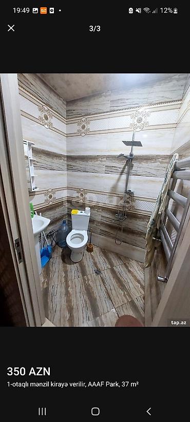 aaaf park 1 otaqlı satılan bina: AAAF Park ərazisində 1 otaqlı mənzil, 37 m² Plan:öz şəxsi evimdir — 1
