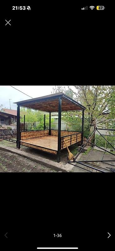 Тапчаны: Тапчан 3 x 4 x 3 м, Металл — 11