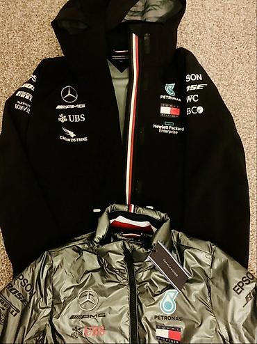 deri kurtka: Məhsul: Mercedes-AMG Petronas x Tommy Hilfiger kişi üst geyim dəsti - — 2