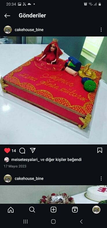 Tortlar: Butun Nov sirniyyatlarin və Tortlarin sifariwle hazirlanmasi.Sifaris — 20