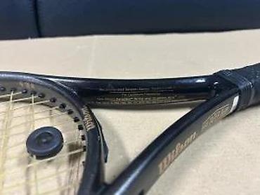 Rekviziti za vežbanje: Wilson Hammer 3.4 Stretch Titanium teniski reket + originalna Wilson — 12