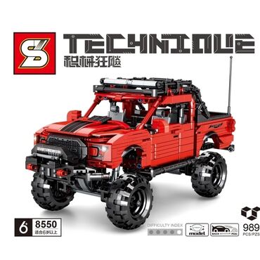 maşın şəkilləri 07 v Azərbaycan | Rəsm və şəkillər: Konstruktor Lego maşın MODEL - Jeep Rəngi - Qırmızı Hissə-  989 detal