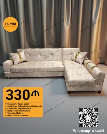 saloğlu mebel qonaq destleri: Künc divan