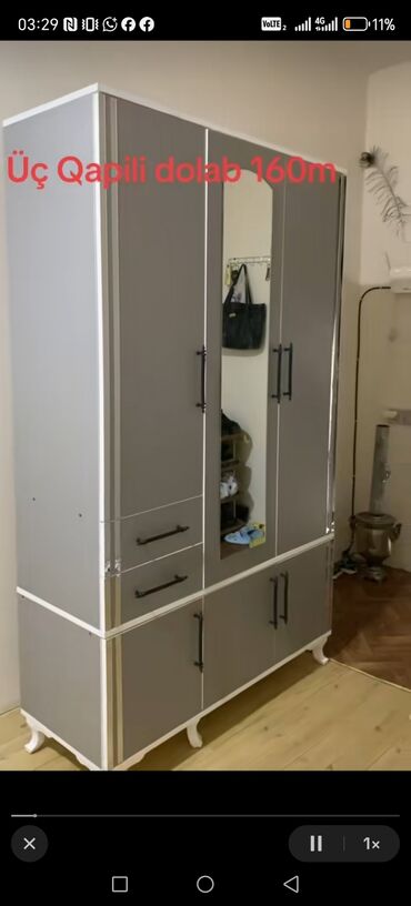 Dolablar: Yeni, Açılan, 3 qapılı Düz dolab, Şifonyer, Rusiya — 10