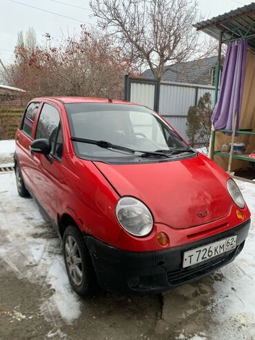 токмок авто: Daewoo Matiz: 2012 г., 0.8 л, Механика, Бензин, Седан