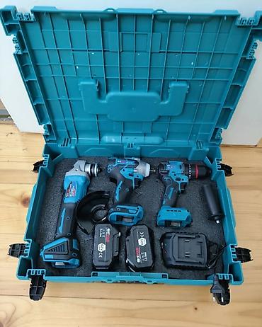 Ostali akumulatorski alati: Set aku alata 3u1 HITMAN brusalica,srafilica,odvijac Brusilica 62V — 7