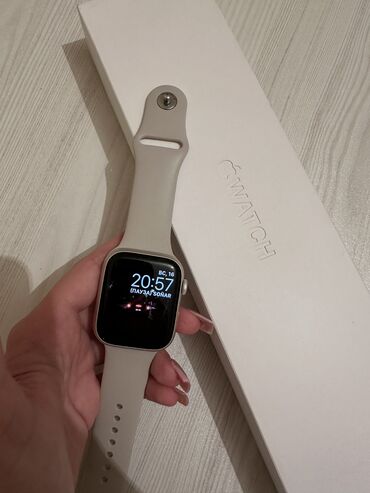 smart watch xs18: İşlənmiş, Smart saat, Apple, Аnti-lost, rəng - Bej