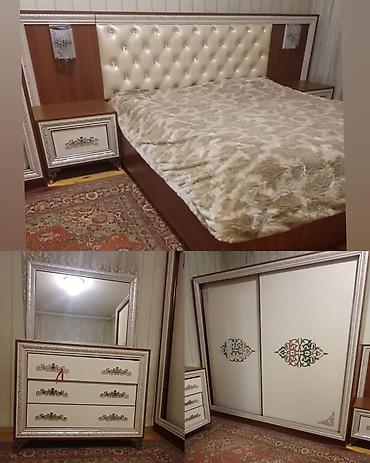 Endirim olundu! Yataq dəsti satılır – 450₼. Matrası var. Ünvan