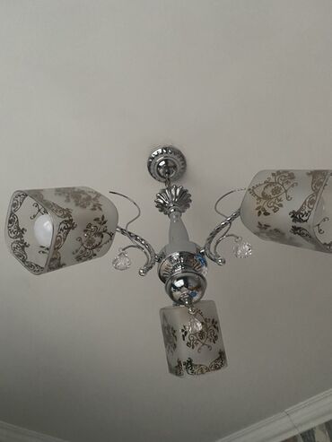 metbex isiqlari: Люстра, 3 лампы, Металл