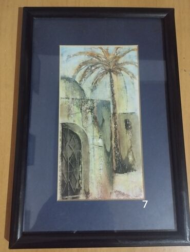 Şəkillər, tablolar: Istedadli ressam Mahmudzadenin 1999-cu ilde yaratdigi "Baki kendleri — 11