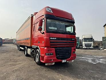 трактор дыты: Тягач, DAF, 2007 г., Шторный — 5