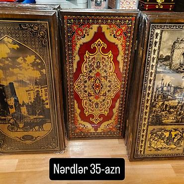 it sekilleri: Bakı mövzulu dekorativ taxta Nərdlər Sadə Faner nərdlər 25-azn Ünvan Q — 8